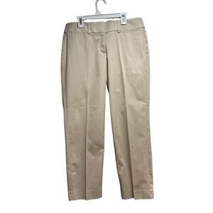 Ann Taylor Signature Pants Crop NWT Size 4   98% Cotton 2% Spandex  Preppy